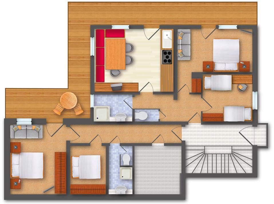 Landhaus Alpenjaeger Hainzenberg Habitación foto